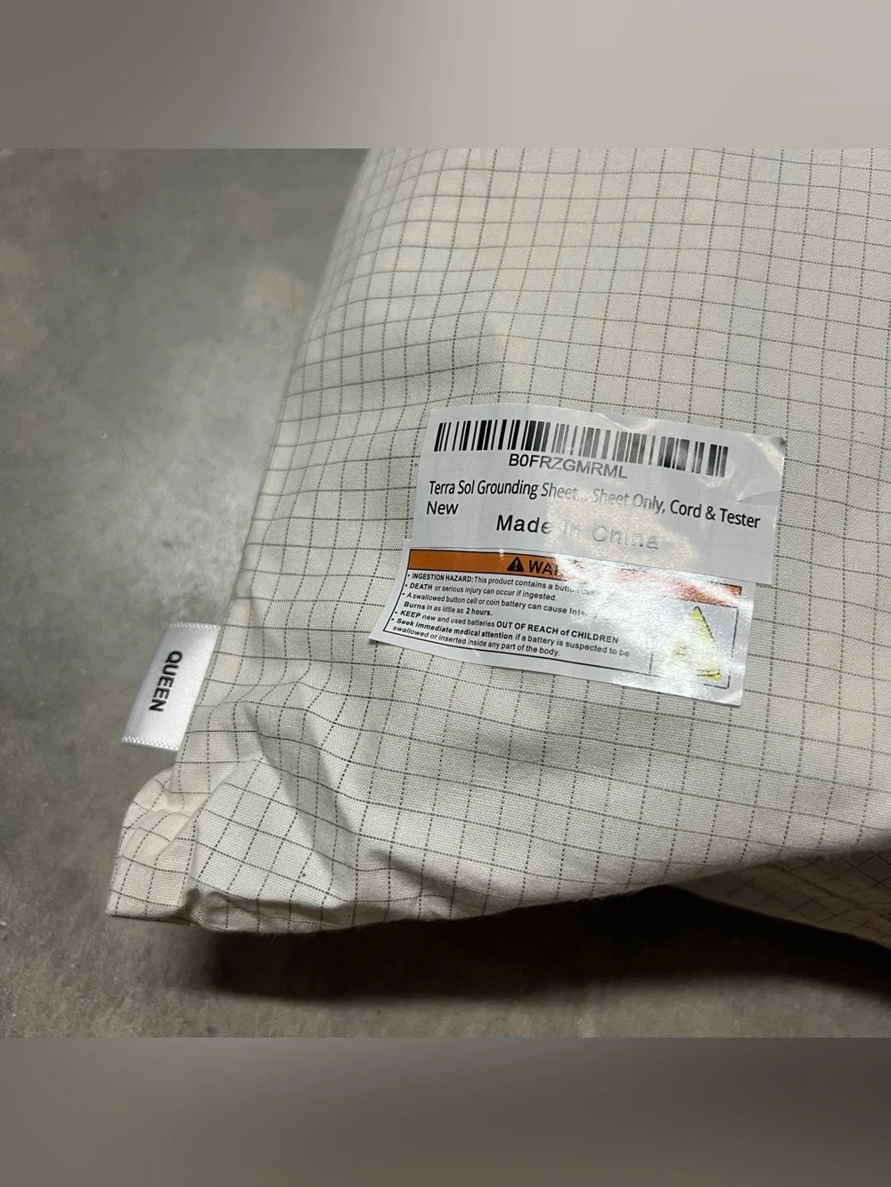 Terra Sol Bare Earth Grounding Queen Size Organic Cotton Fitted Sheet Only
